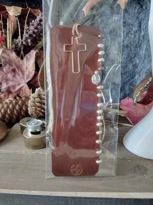 Leather Bookmark Rosary - image2